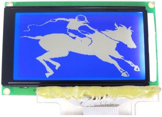 Графический COG LCD-модуль BN-G1286447 (BunSun Electronics)